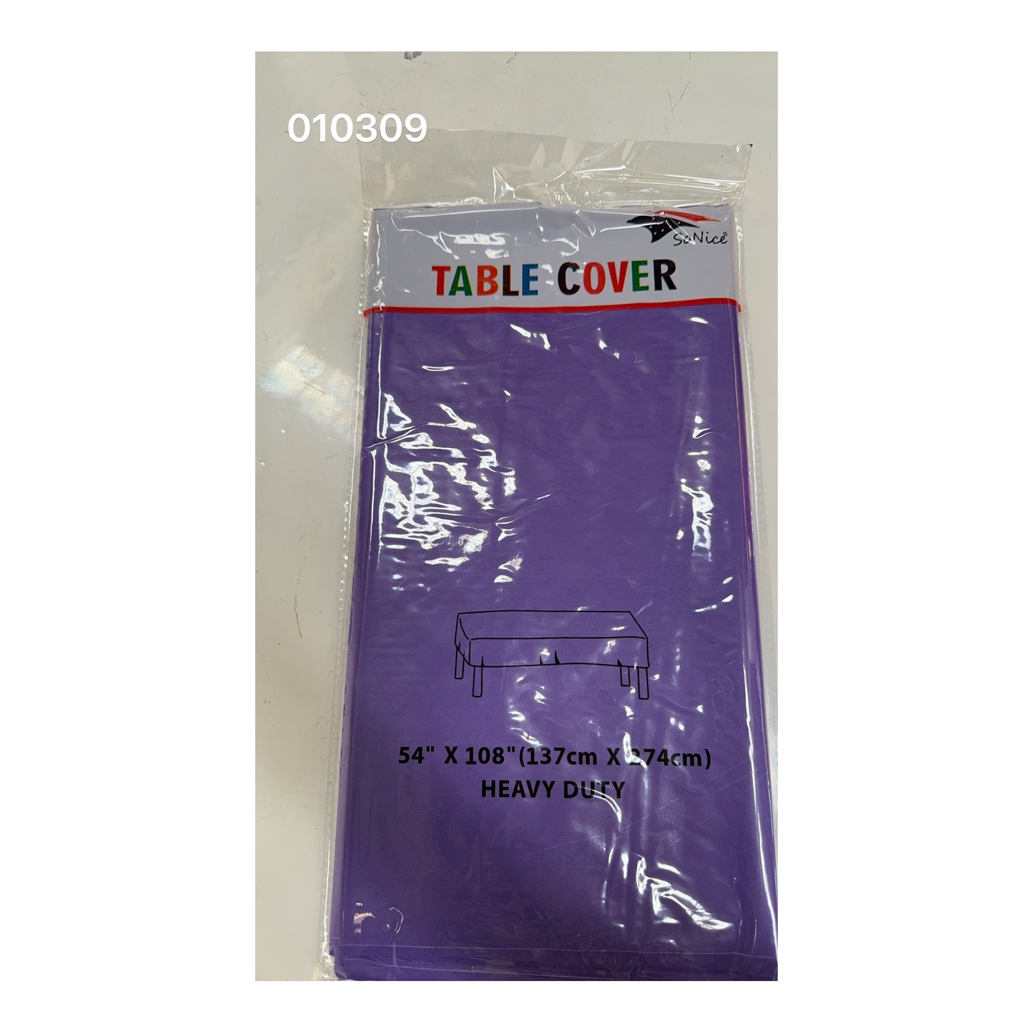 Table Cover Square Purple